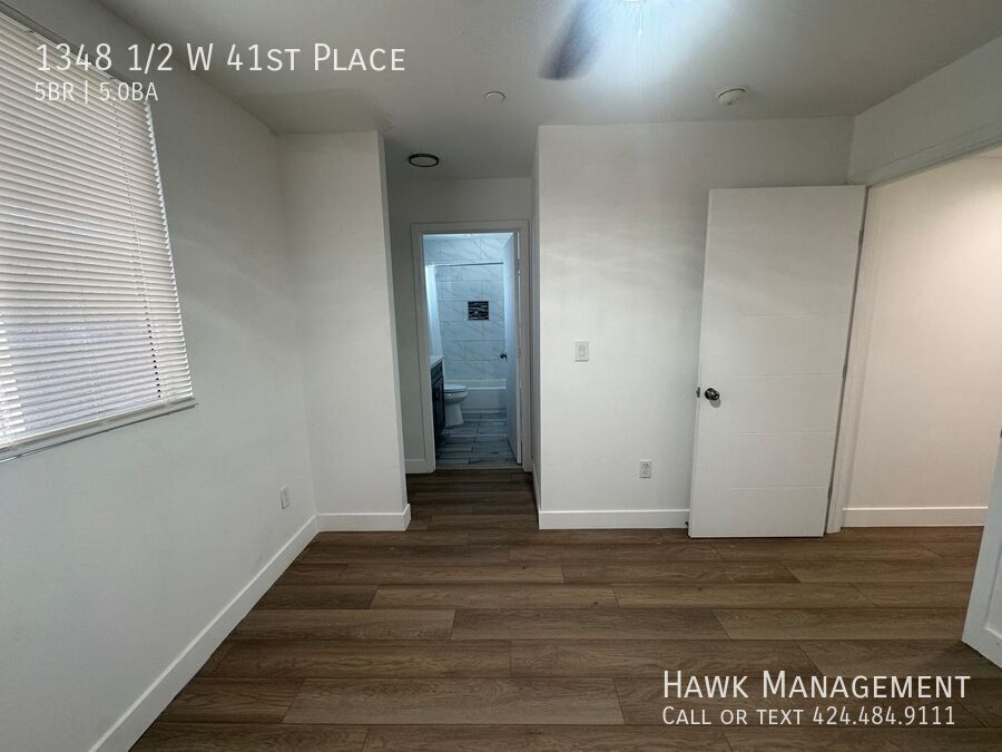 Spacious 5-Bedroom, 5-Bathroom at 1348 1/2 W 41st Place property image
